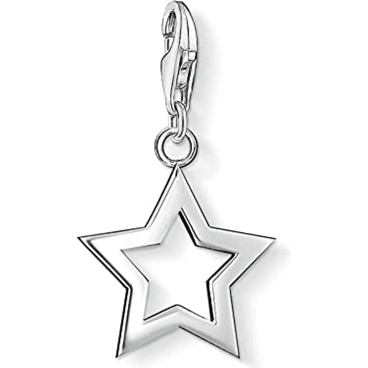 Thomas Sabo Charm-Anhänger Stern Charm Club, 925 Sterling Silber mit Karabinerhaken – Bild 1