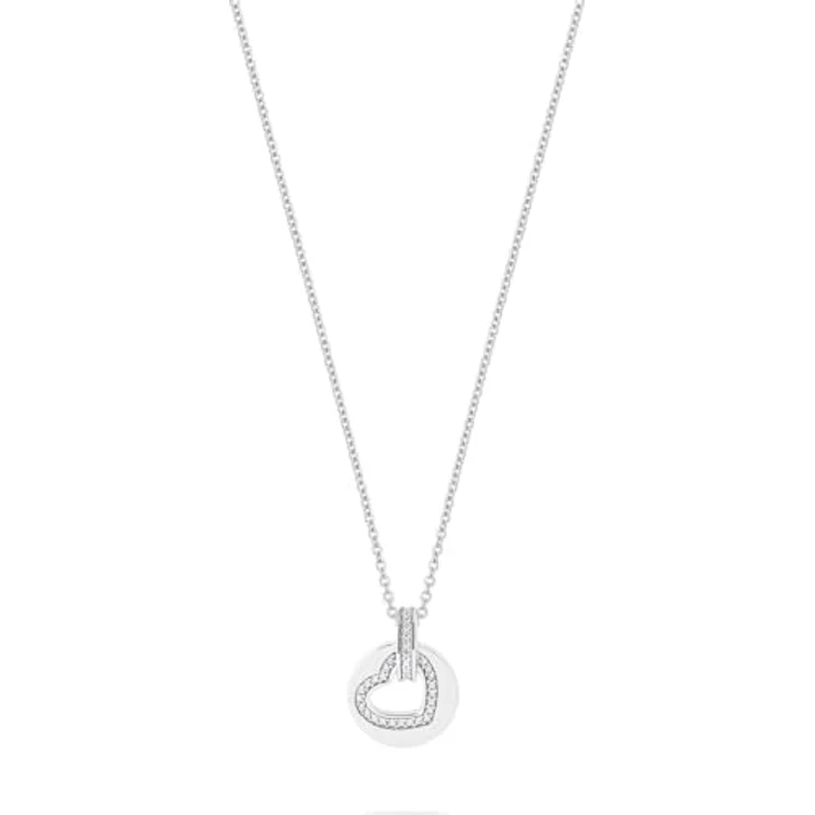JETTE Damen-Halskette 925er Silber, recycelt mit 51 Zirkonia, One Size – Bild 1
