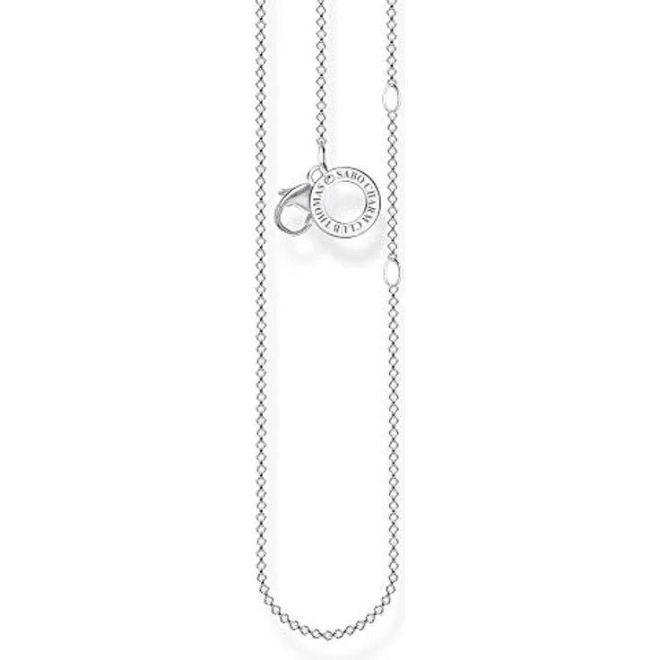 THOMAS SABO Charm-Kette 925 Sterlingsilber, Damen-Halskette mit Karabinerverschluss, vielseitig kombinierbar – Bild 1