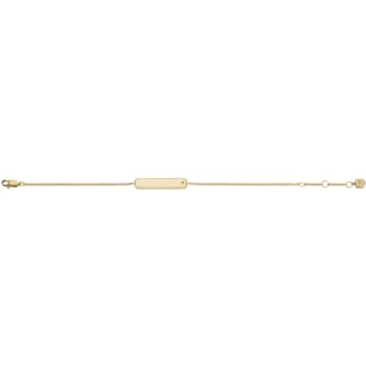 Fossil Sadie Damen Armband aus goldfarbenem Edelstahl, Poliertes Finish mit Karabinerverschluss, 16,5 cm + 2,5 cm Verlängerung – Bild 5