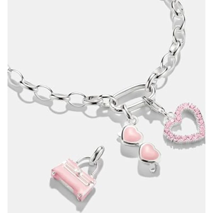 THOMAS SABO Charm-Anhänger Pink Sonnenbrille, 925er Sterlingsilber mit Kaltemail, Charm Club Anhänger – Bild 5