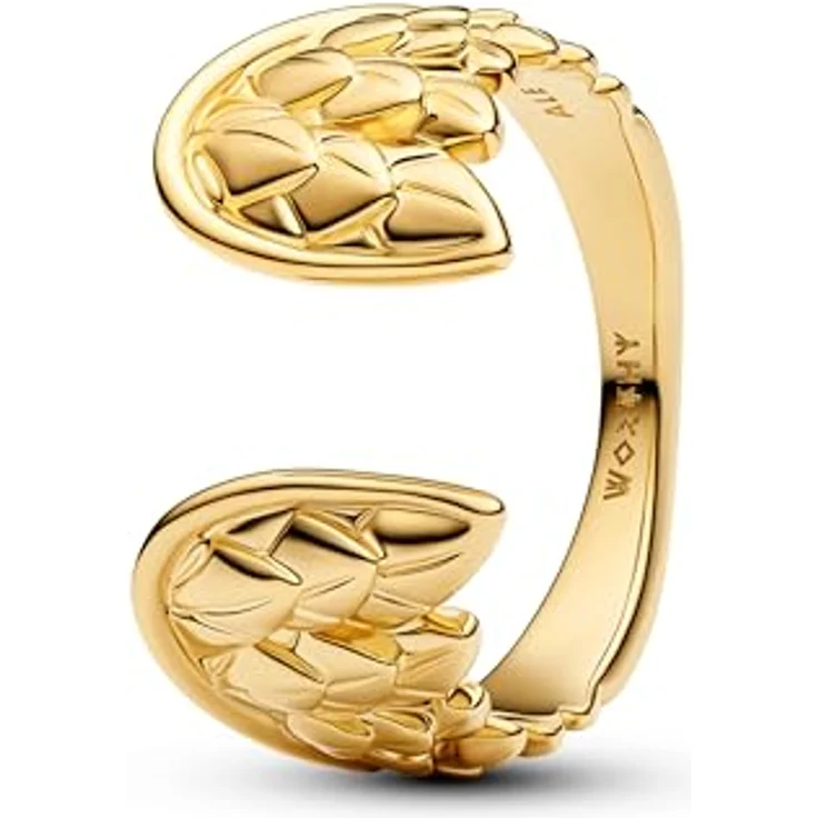 PANDORA Marvel Thor Flügel Ring für Damen, goldfarben, Ringgröße 50/15,9 – Bild 2