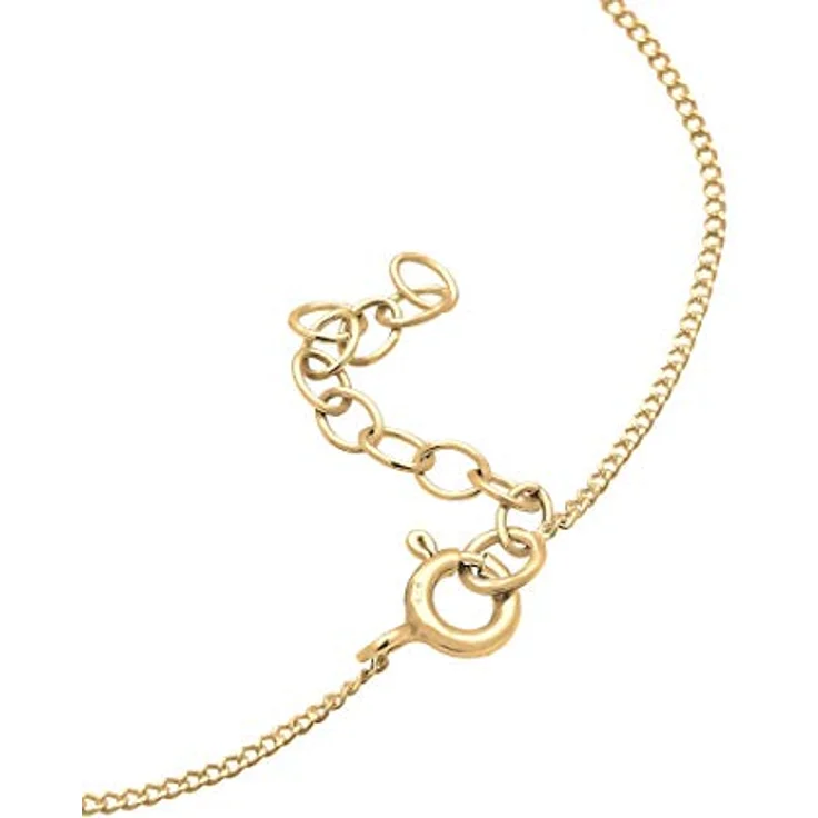 Elli Damen-Armband mit Smiling Plättchen, 16 cm, 925 Sterling Silber, anlaufgeschützt, hochglanzpoliert – Bild 3