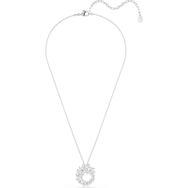 Swarovski Mesmera Anhänger, Marquise-Schliff, Weiß, Rhodiniert, mit Swarovski Zirconia – Bild 2
