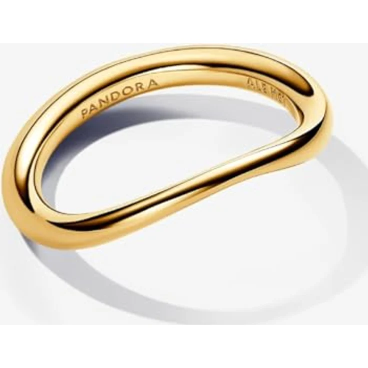 PANDORA 14k Gold-plated Damenring, einzigartige Metalllegierung, Modell 163314C00 – Bild 3