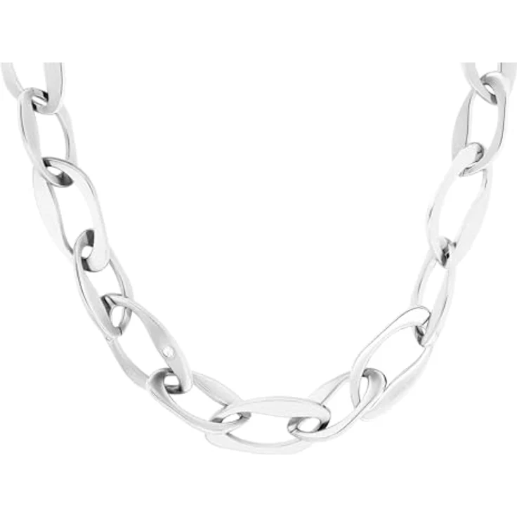 Calvin Klein Gliederhalskette Damen, Harmonious Connection Kollektion, Edelstahl mit Kristallen, 429,26 mm plus 50,8 mm Verlängerung – Bild 2