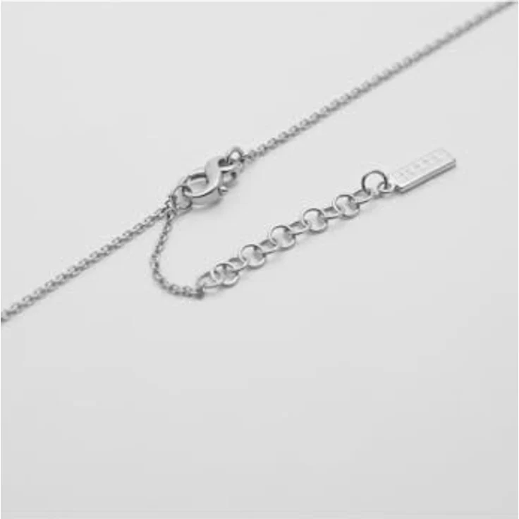 JETTE Damen-Kette 925er Silber, recycelter Zirkonia, One Size, Silber 32029961 – Bild 3