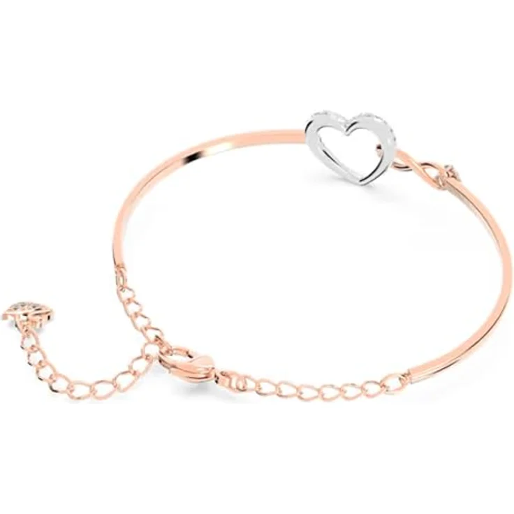 Swarovski Swa Infinity 5518869, Armreif aus Metall mit Swarovski-Kristallen, Karabinerverschluss, Länge 5,9 cm, Breite 4,5 cm – Bild 9