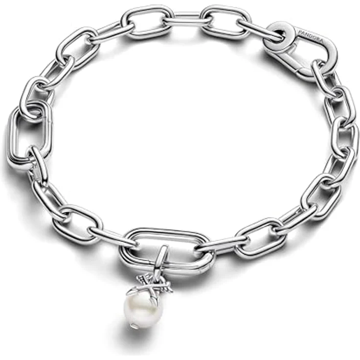 PANDORA ME Perle & Pfeile Mini-Charm-Anhänger, Sterling Silber mit lackierter Perle, kompatibel mit Moments, 793687C01 – Bild 3