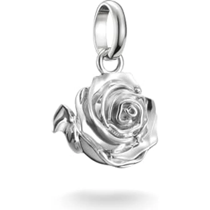 Thomas Sabo Charm Club Connect Charm-Anhänger Rosenblüte, recyceltes 925 Silber, vielseitig einsetzbar – Bild 1