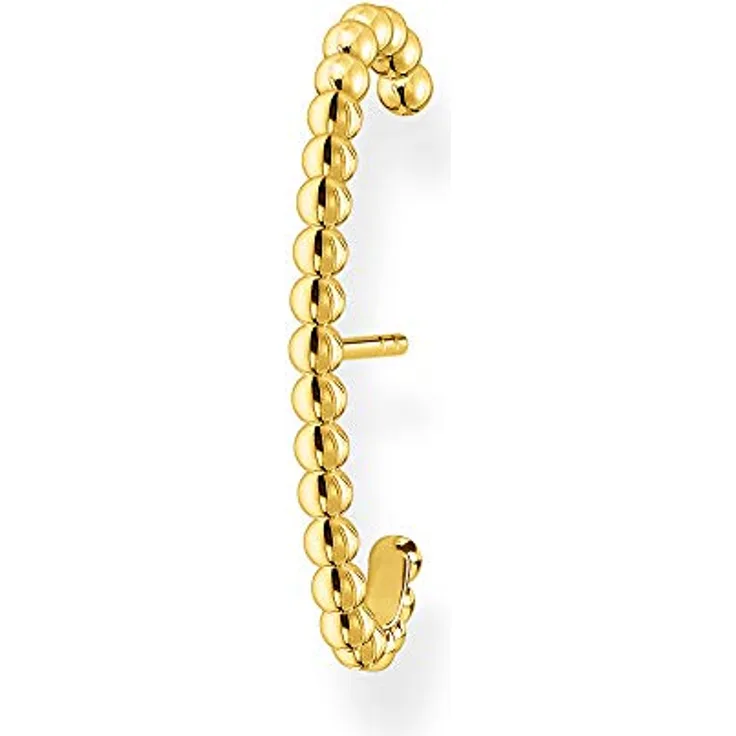 Thomas Sabo Einzel Ohrstecker Kugeln aus 925er vergoldetem Silber, gold