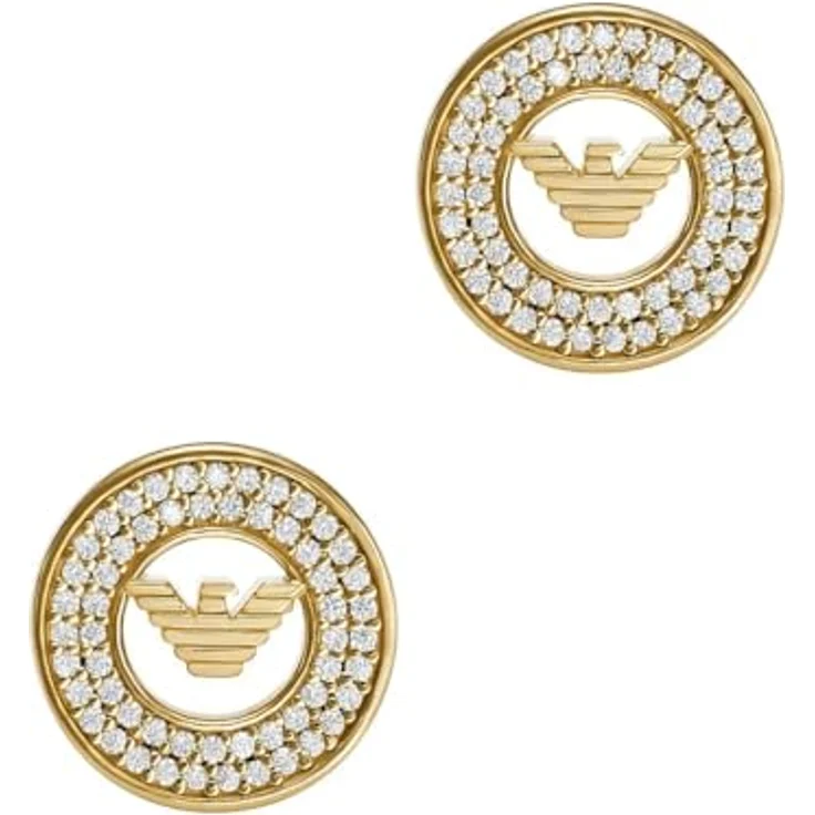 Emporio Armani KEY BASICS EAGLE CORE Ohrstecker, Silber 925 mit Zirkonia (synth) – Bild 3