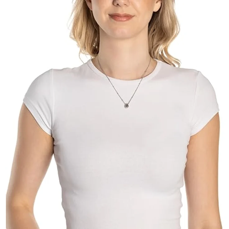 JEWELS BY LEONARDO Halskette Ciao Clothilde, silberfarbener Edelstahl mit Tropfenanhänger, 42-47 cm, trendige Damen-Schmuckstück in Geschenkverpackung – Bild 3