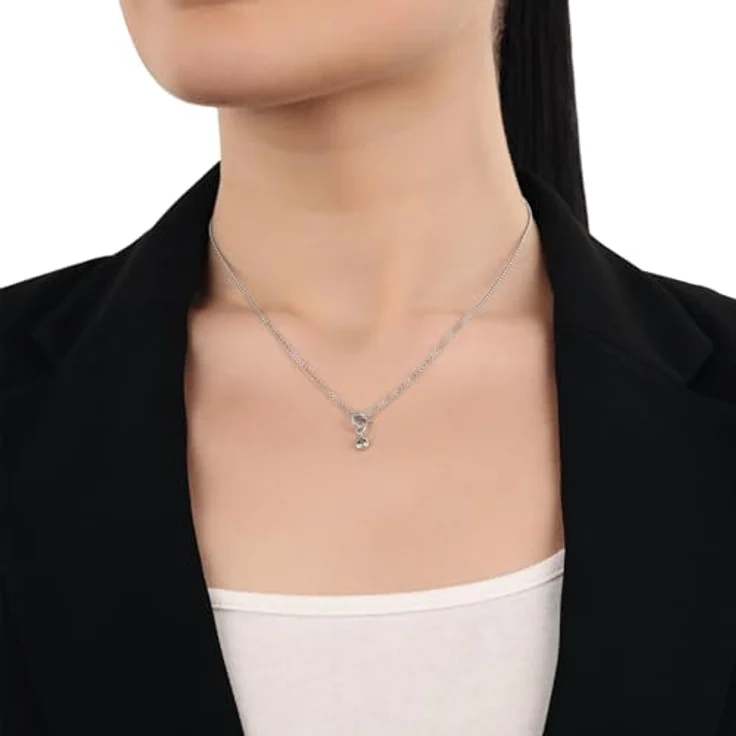Amor Charm Geburtsstein Januar, 925 Sterling Silber Damen Charms mit synthetischem Zirkonia, 1,5 cm, kommt in Schmuck Geschenkbox – Bild 5