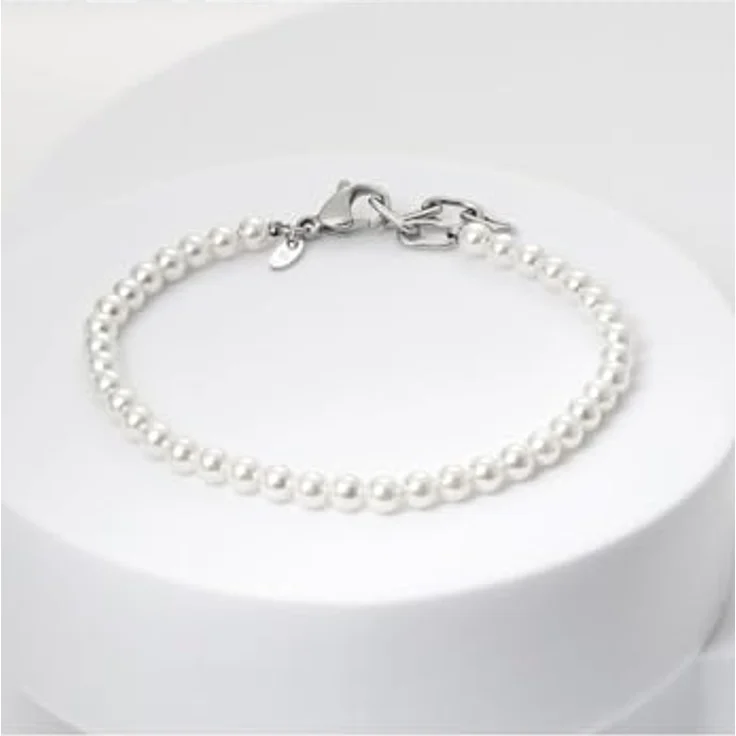 FAVS Herren-Armband Edelstahl mit Muschelkern, One Size, 88817893 – Bild 3