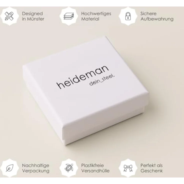 Heideman Armband Ardeo Damen, Edelstahl silber farbend poliert mit weißen Zirkonia Steinen, individuell verstellbar mit Verlängerungskettchen – Bild 5