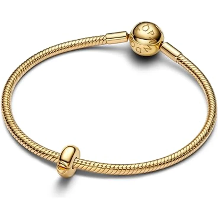 PANDORA Moments Amor Herz Charm, Sterling Silber mit vergoldeter Metalllegierung, Amorpfeil und strukturierte Oberfläche, kompatibel mit Moments, 763666C00 – Bild 3