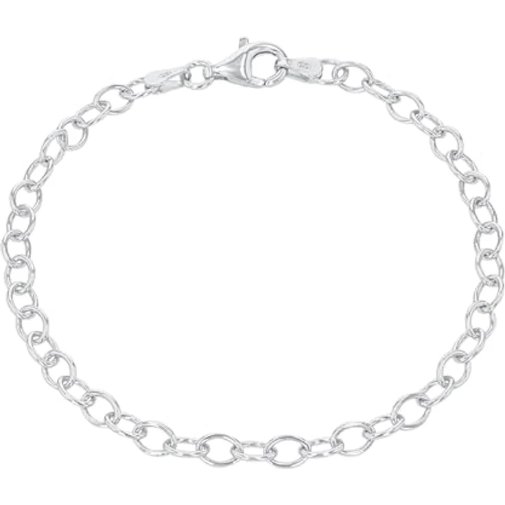 Amor Charmarmband 925 Sterling Silber Damen Armschmuck, 19 cm, mit Karabinerverschluss, in Schmuck Geschenk Box, Modell 2038572 – Bild 1
