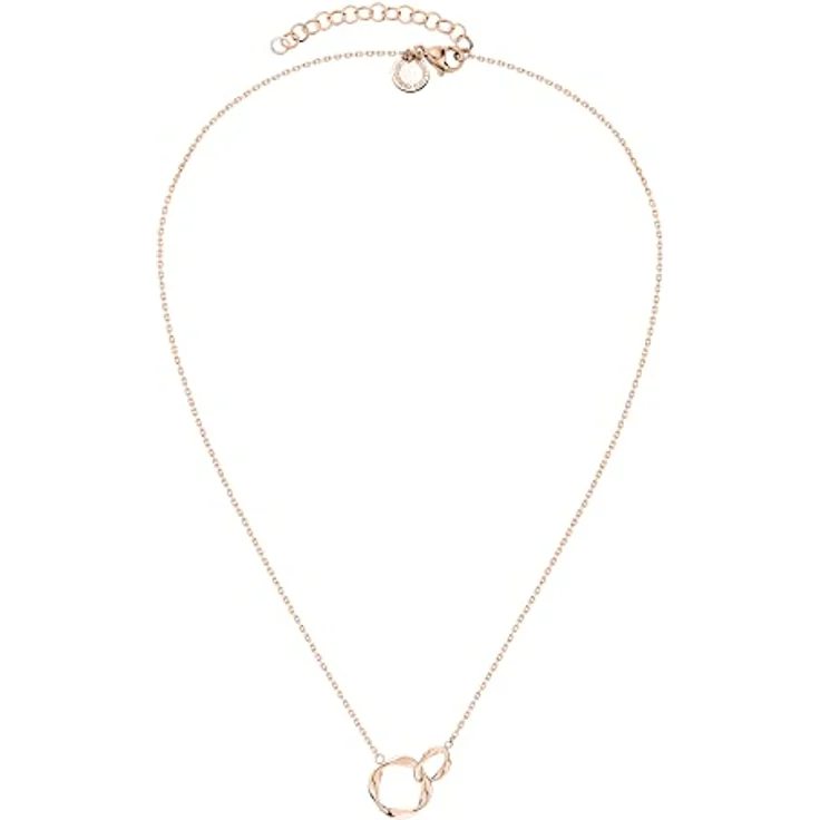 LIEBESKIND Berlin Halskette LJ-0990-N-45, Edelstahl mit gedrehten Anhängern, IP Roségold, 45 cm – Bild 2