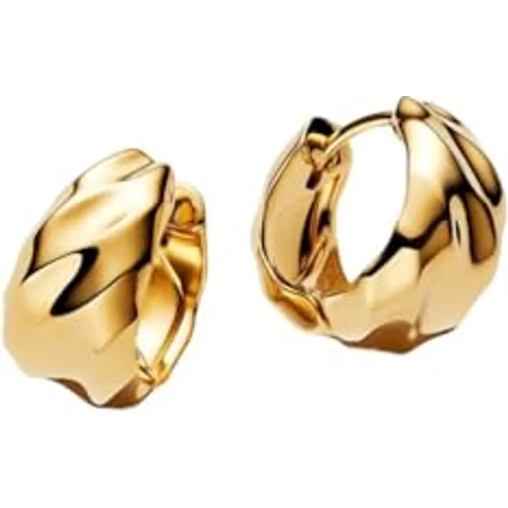 Pandora Creolen Essence 263874C00, elegante Creolen in Silber mit einzigartigem Design