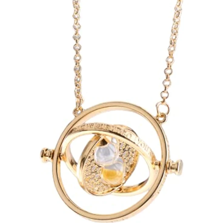 UTTER Wizard Halskette, Zeitumkehrer Hermine Granger mit drehbarer Sanduhr, 100% nickel- und bleifrei – Bild 1