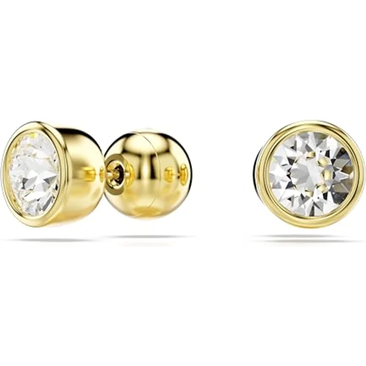 Swarovski Imber 5681552, Ohrstecker in Gold mit Swarovski-Kristall-Besatz, XL-Größe, klar und glänzend – Bild 2