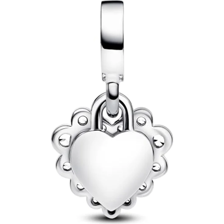 PANDORA Doppelherz-Anhänger Charme, Beads aus 925er Sterlingsilber – Bild 3