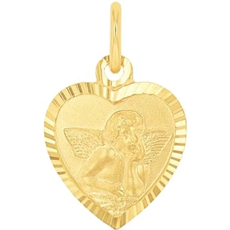 Amor Motivanhänger Damen Anhänger, Engel, 375 Gold, kommt in Schmuck Geschenk Box, 2013493 – Bild 1