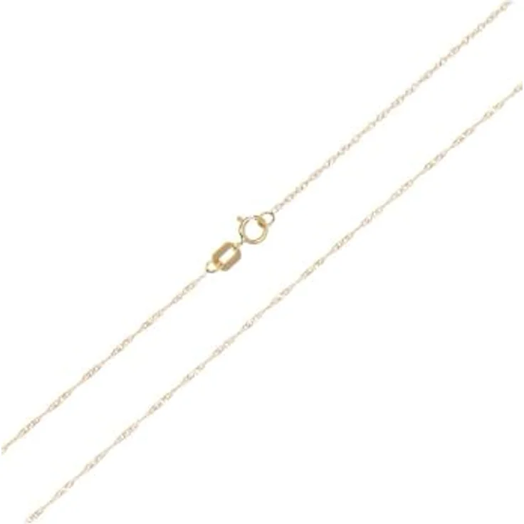 FAVS Damen-Halskette 375er Gelbgold, 42 cm, zeitloser Schmuck 89007593 – Bild 3