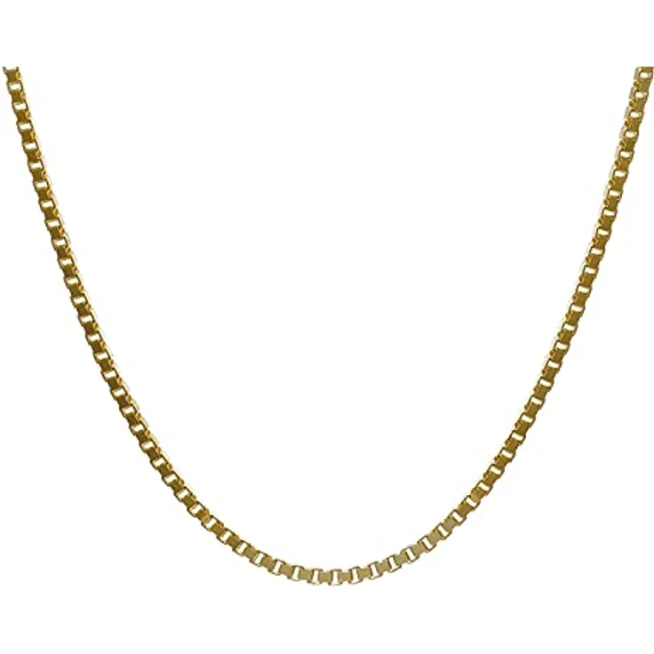 trendor Kreuz-Anhänger Gold 585 / 14K mit goldplattierter Silber-Kette, 40 cm, Damen und Herren Halskette, Geschenkidee 75435 – Bild 4