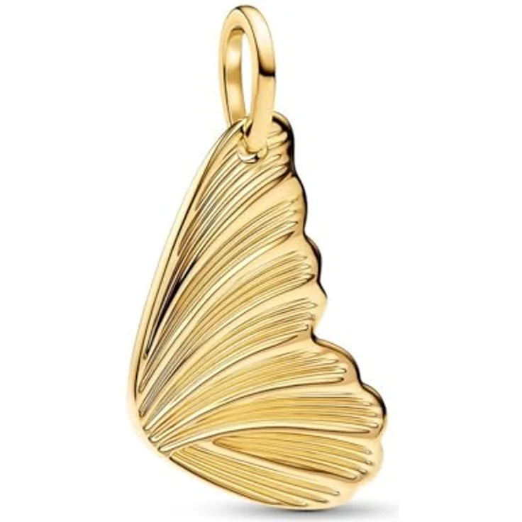 Pandora Kettenanhänger 364015C00, Schmetterlingsflügel aus 14k-vergoldeter Metalllegierung mit Gravurmöglichkeit – Bild 2
