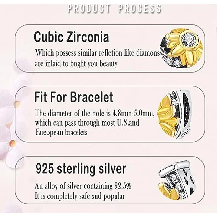 LNQOBU 925 Sterling Silber Schmetterling Charm, Musik Charm für Armbänder und Halsketten, inkl. Geschenktüte und Poliertuch – Bild 5