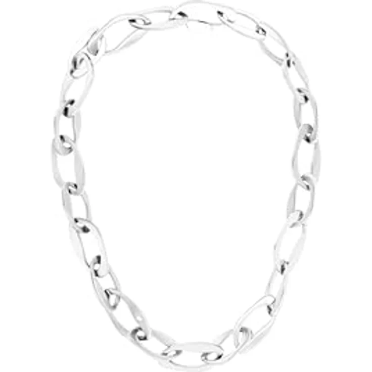 Calvin Klein Gliederhalskette Damen, Harmonious Connection Kollektion, Edelstahl mit Kristallen, 429,26 mm plus 50,8 mm Verlängerung – Bild 1