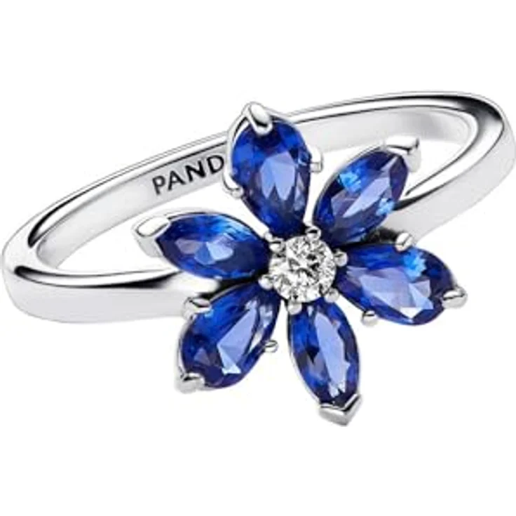 PANDORA Zeitlos 193000C01-50 Herbarium Ring, Sterling Silber mit gemischten Steinen, nicht stapelbar – Bild 2