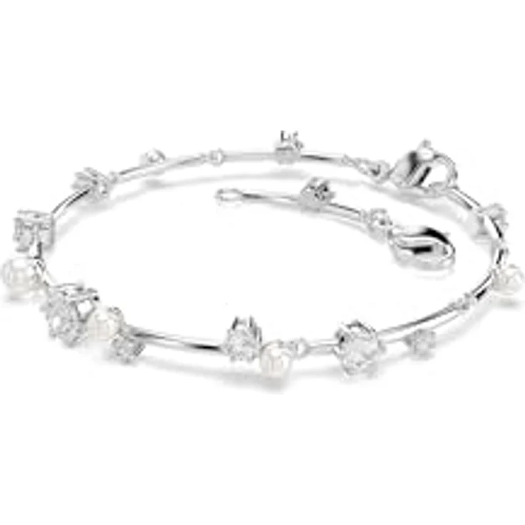 Swarovski Damen-Armband Metall mit Kristall, One Size, Silber 89205810 – Bild 2
