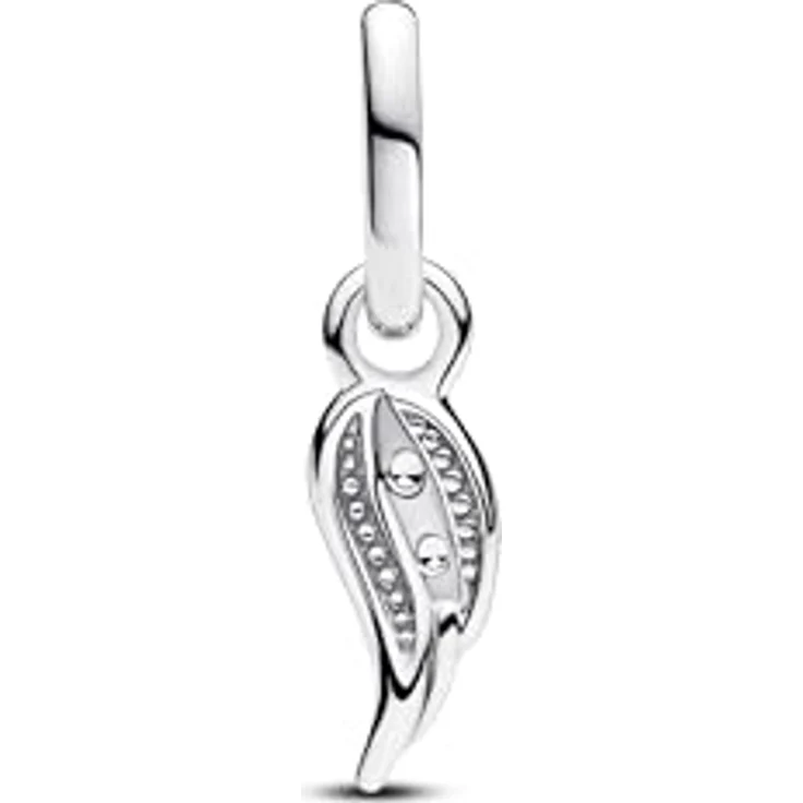 PANDORA ME Funkelnder Engelsflügel Mini-Charm-Anhänger, aus Sterling Silber mit Cubik Zirkonia, kompatibel mit ME und Moments Armbändern, 793041C01 – Bild 2