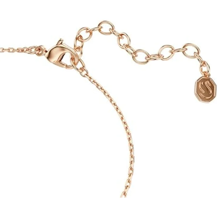Swarovski Swan Armband, Roségold-Legierungsschicht mit weißen Swarovski Zirconia, verschiedene Schliffe – Bild 3