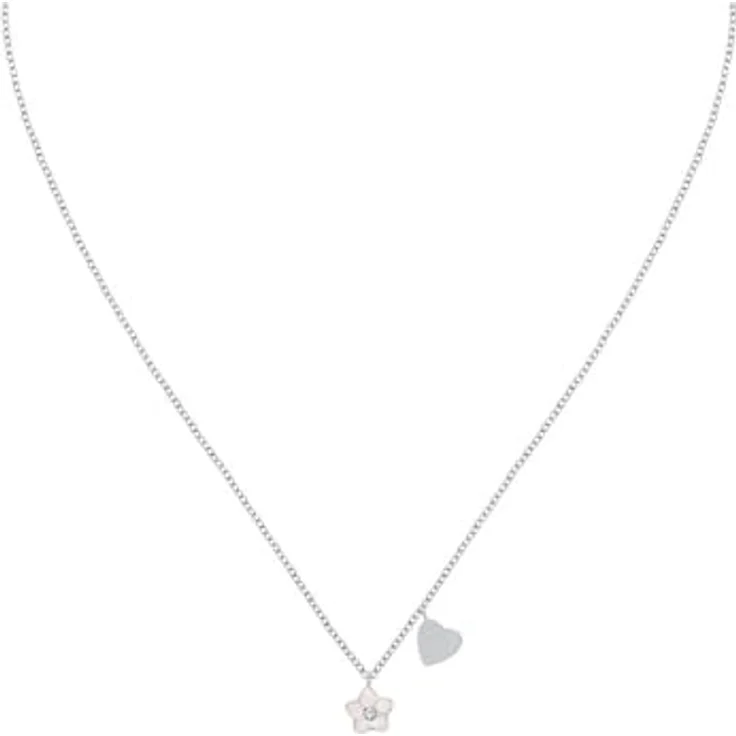 LITTLE FRIENDS Mädchen-Kette 925er Silber mit Zirkonia, One Size – Bild 1