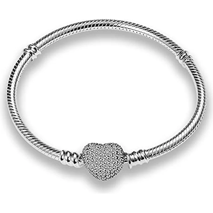 Pandach Damen Armband 925 Sterling Silber, Schlangen-Gliederarmband für empfindliche Haut, ideales Geschenk für Valentinstag, Muttertag, Geburtstage und Weihnachten – Bild 1