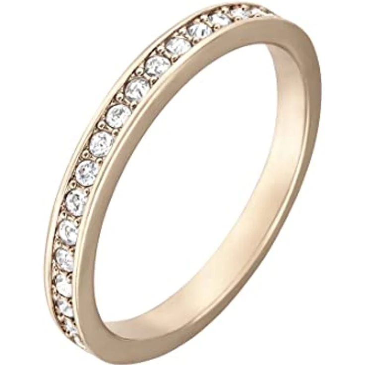 Swarovski Damen-Ring Edelstahl Kristall, roségold-plattiert, Größe 52, 5032899 – Bild 1