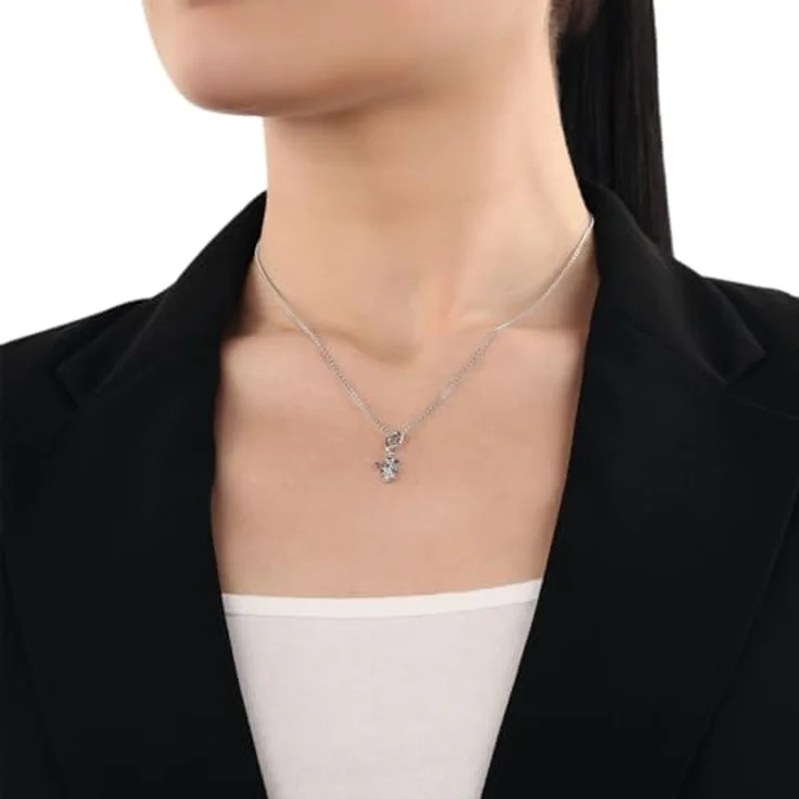 Amor Charm "Engel" 925 Sterling Silber mit Zirkonia, 20 mm, Weiß, inklusive Schmuck Geschenk Box, 2038517 – Bild 4