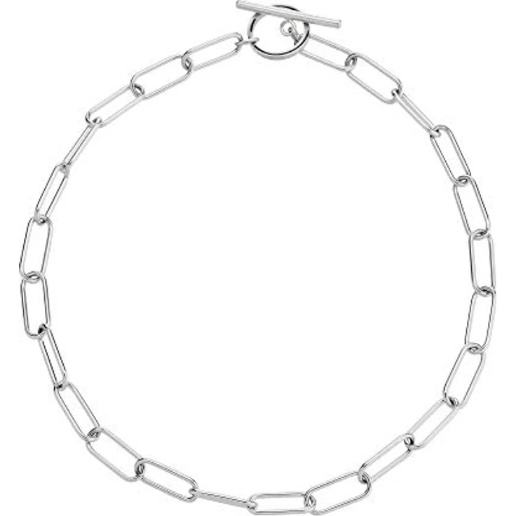 LIEBESKIND Damen Collier LJ-0432-N-40, Edelstahl Halskette in Silber, 398 mm Länge, original Geschenkbox – Bild 4
