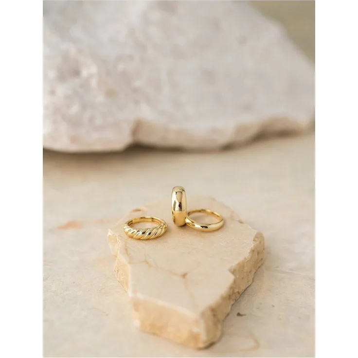 CHRIST Goldring Damenring 375er Gelbgold, poliert mit zeitlosem Design