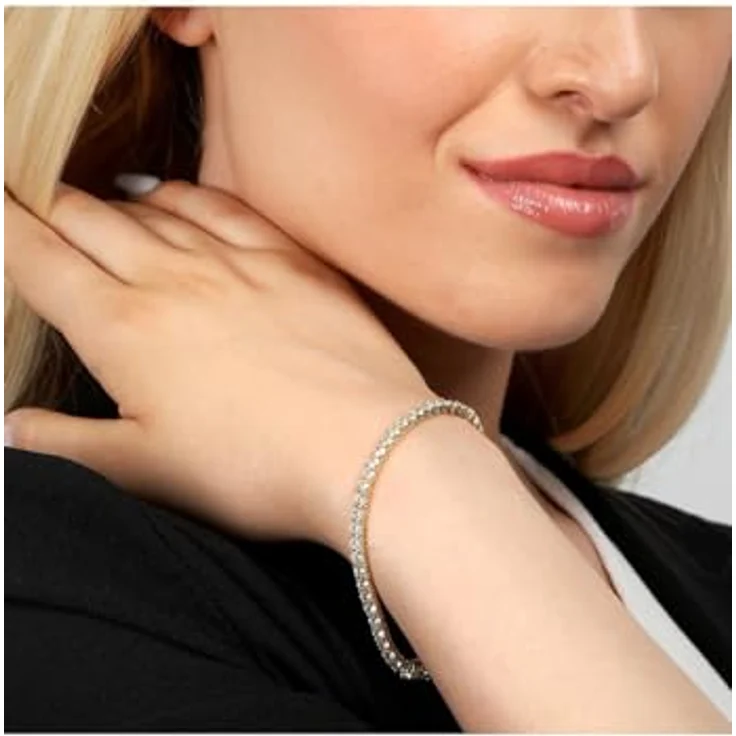 FAVS Damen-Armband 925er Silber mit 56 Zirkonia, One Size – Bild 4