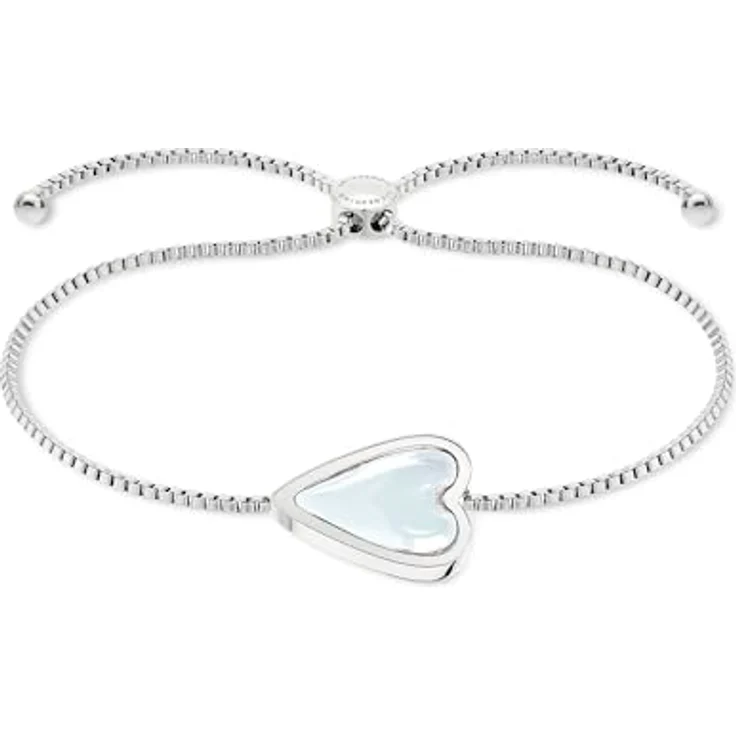 Liebeskind Berlin LJ-1736-B-23 Damen Armband aus Edelstahl, 24 cm, Silber poliert mit Slider-Verschluss – Bild 2