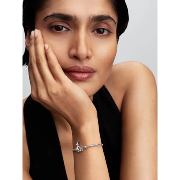 PANDORA Charm Disney 101 Dalmatiner Patch Anhänger, 925 Sterling Silber mit Emaille und Cubic Zirkonia, Hunde Charm kompatibel mit Moments, 794469C01 – Bild 5