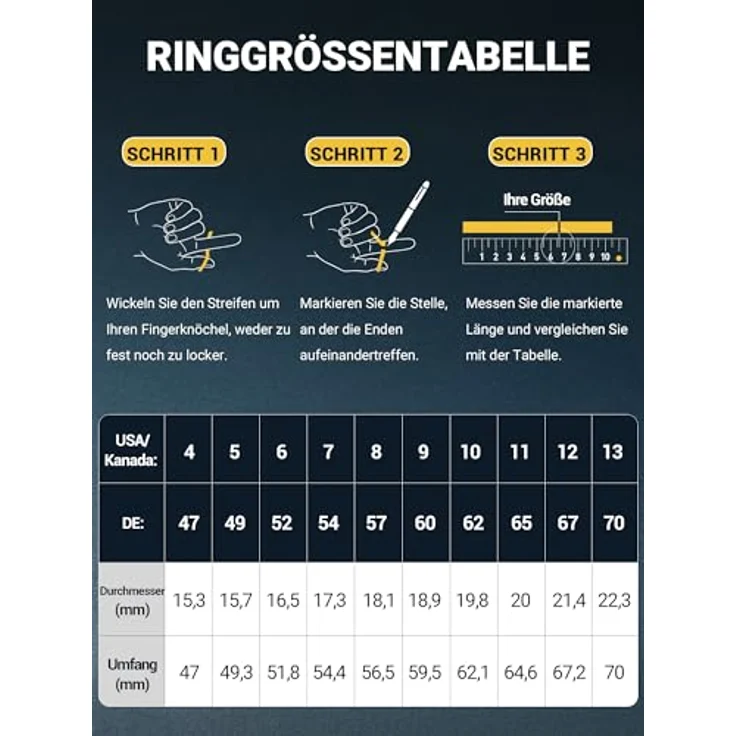 PROSTEEL Herren Bandring 18k vergoldet, hochglanzpoliert, Größe 57, 6mm breit, klassisches Design, perfektes Accessoire für Hochzeit und Verlobung – Bild 4