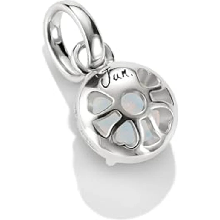 THOMAS SABO Connect Charm Pendant Birthstone Collection, 925 Sterling Silber mit Monatsgravur (Juni) – Bild 4