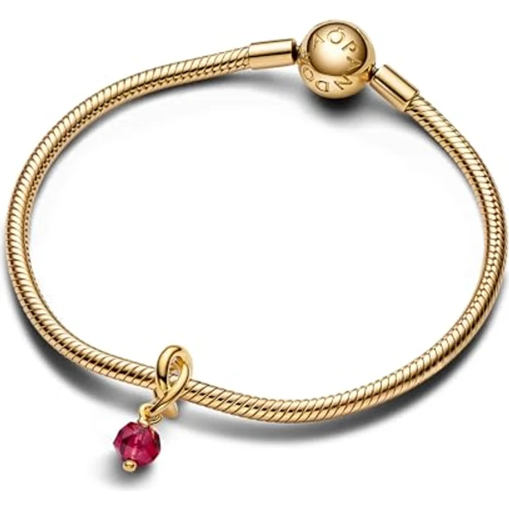 Pandora Charm Sternzeichen PANDORA MOMENTS, Charm-Anhänger mit Geburtsstein aus Sterlingsilber – Bild 3
