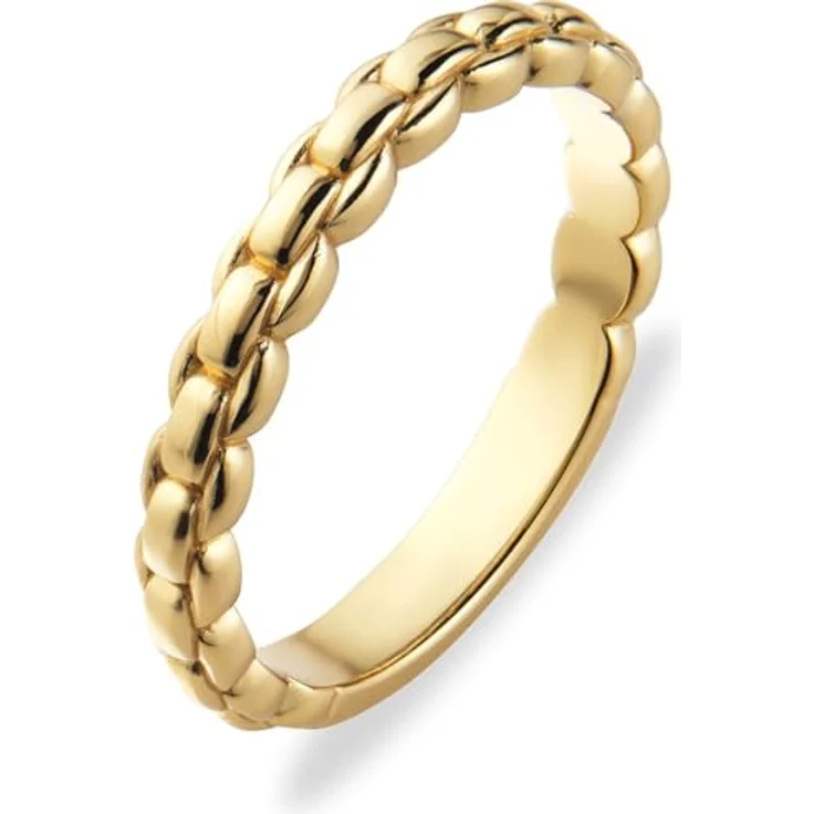 CHRIST Damen-Ring 925er Silber recycelt, Größe 56, Gelbgold 32029721 – Bild 1